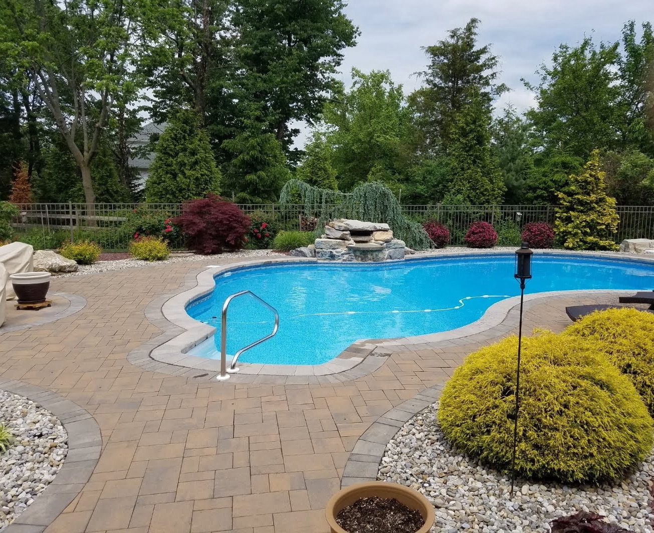 defeo pool hardscape
